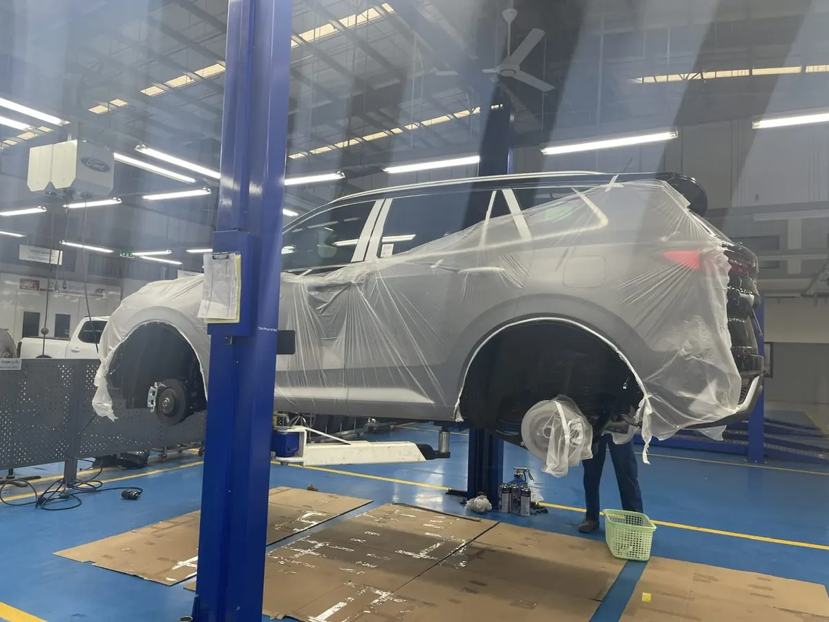 LỢI ÍCH CỦA VIỆC SƠN PHỦ GẦM XE OTO